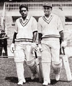 Dilip Sardesai playing a shot during a Test match