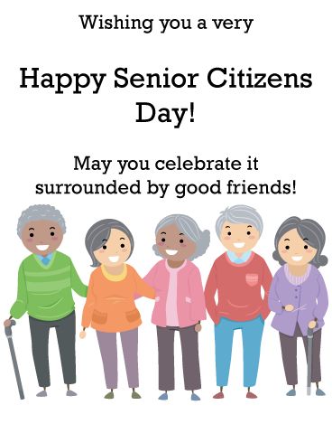 Elderly people participating in a community event celebrating World Senior Citizen Day in India