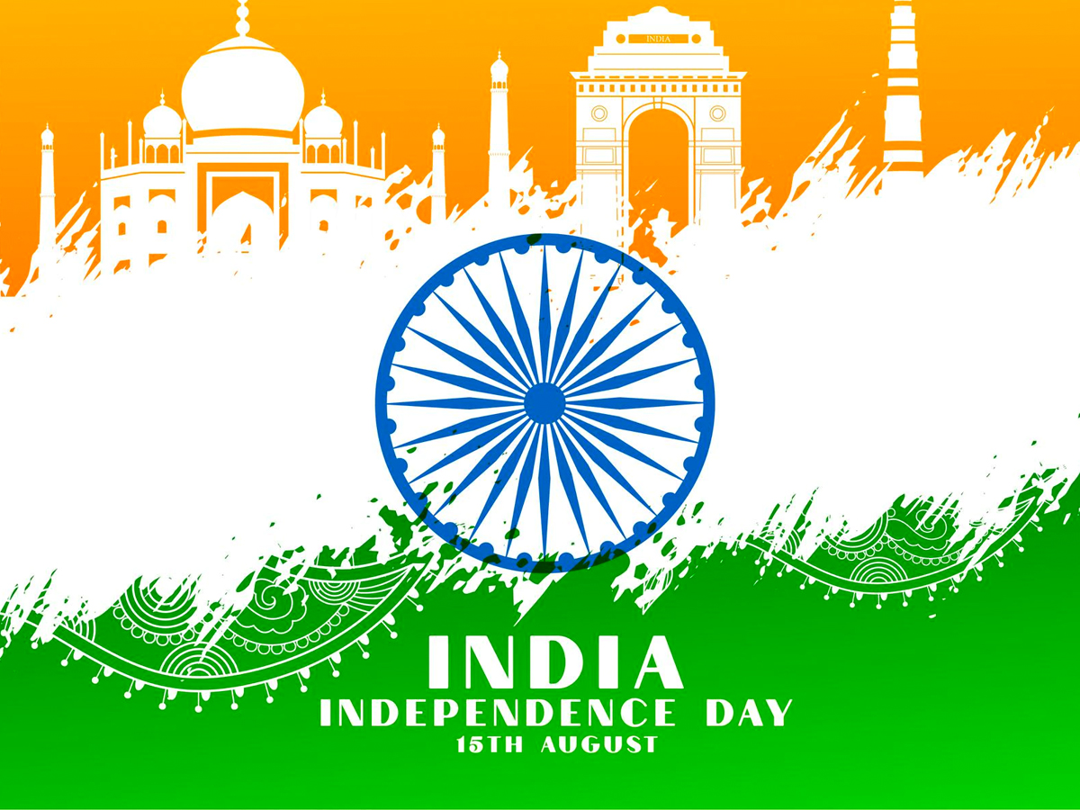 Students of JeetMantra Classes celebrating Independence Day with flag hoisting and games