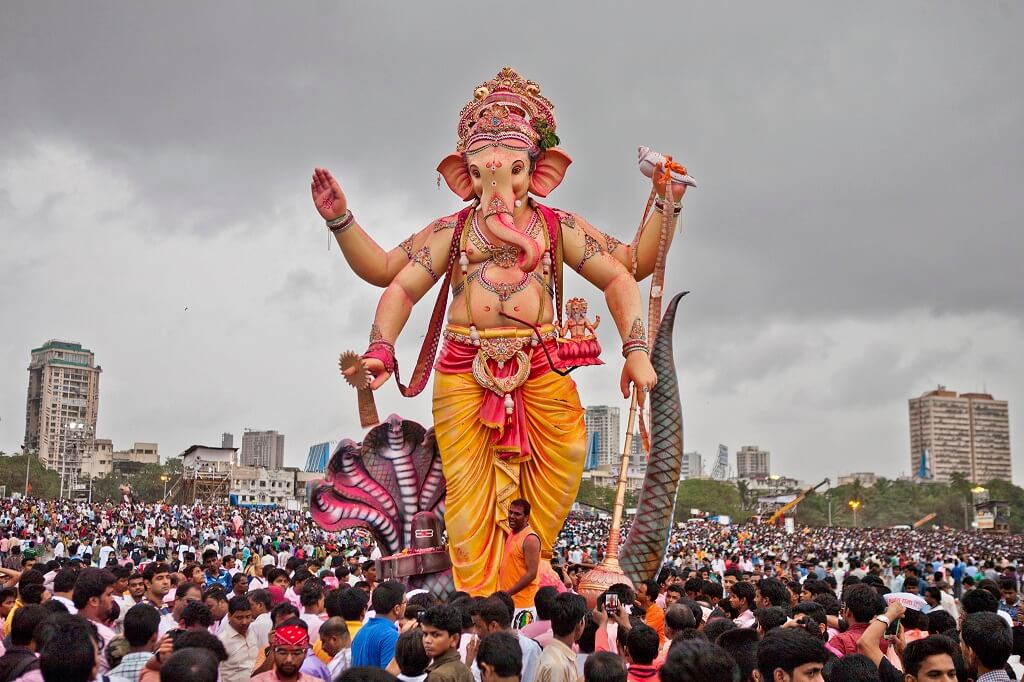 Welcoming Lord Ganesha with open arms and devotion. His arrival marks new beginnings and blessings for all. Happy Ganesh Chaturthi!
